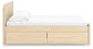 Onita  Panel Platform Bed With Storage