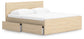Onita  Panel Platform Bed With Storage