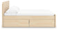 Onita  Panel Platform Bed With 2 Side Storage