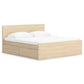 Onita  Panel Platform Bed With Storage