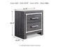 Lodanna  Panel Bed With Mirrored Dresser, Chest And Nightstand