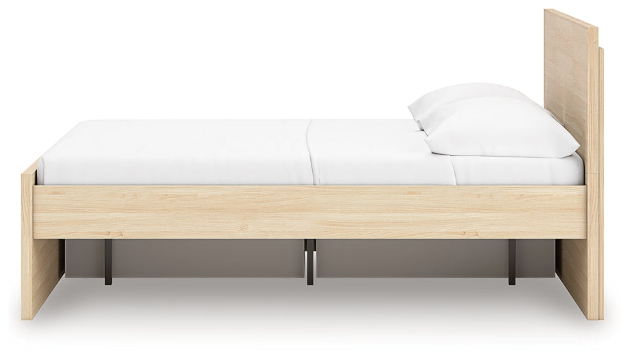 Onita  Panel Platform Bed With 1 Side Storage