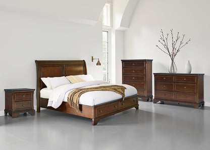 Trellington  Sleigh Storage Bed