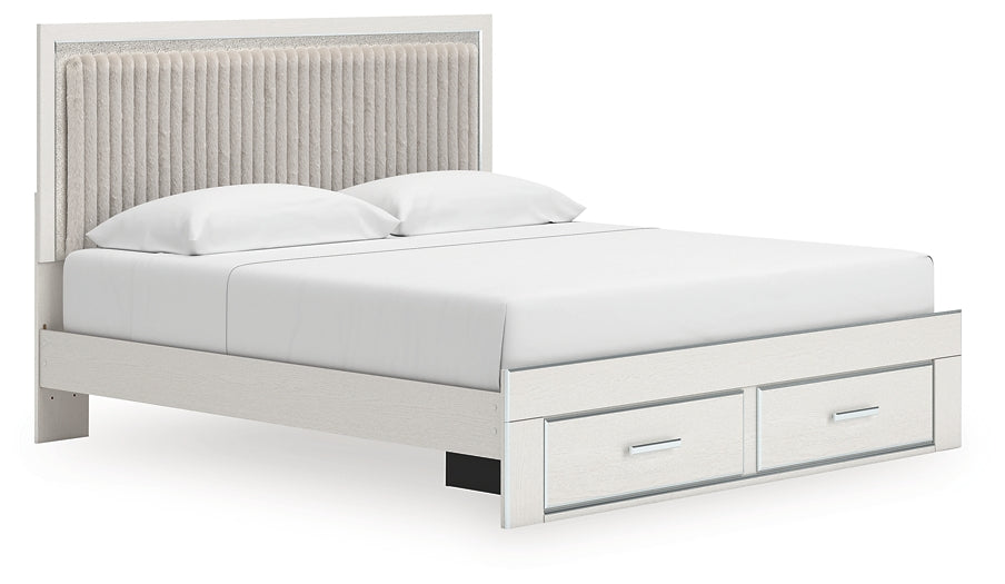 Zuraleus  Upholstered Panel Storage Bed