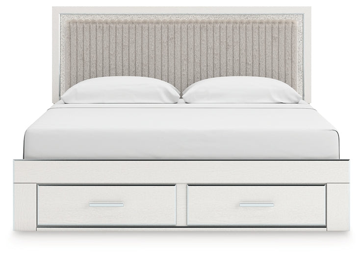 Zuraleus  Upholstered Panel Storage Bed