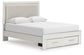 Zuraleus  Upholstered Panel Storage Bed
