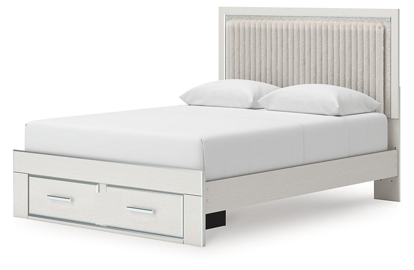 Zuraleus  Upholstered Panel Storage Bed