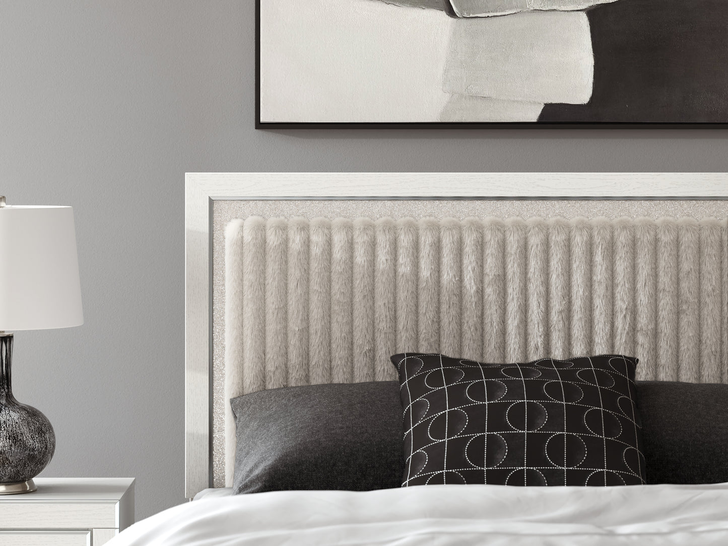 Zuraleus  Upholstered Panel Bed