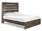 Drystan  Panel Bed With Mirrored Dresser And Nightstand