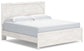 Gerridan  Panel Bed With Mirrored Dresser And Nightstand