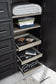Foyland California  Panel Storage Bed With Mirrored Dresser, Chest And Nightstand