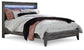 Baystorm  Panel Bed With Mirrored Dresser And Nightstand