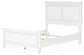 Fortman  Panel Bed With Mirrored Dresser, Chest And Nightstand