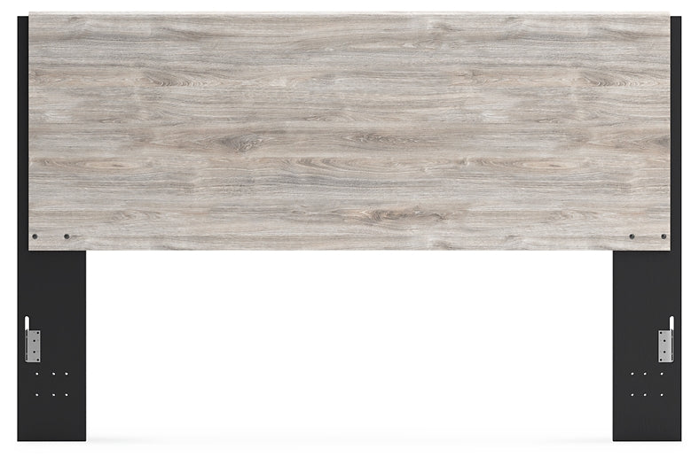 Vessalli  Panel Headboard With Mirrored Dresser