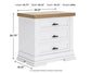 Ashbryn California  Panel Storage Bed With Mirrored Dresser And Nightstand