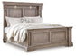 Blairhurst  Panel Bed With Mirrored Dresser, Chest And Nightstand