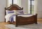 Lavinton  Poster Bed With Mirrored Dresser And Chest