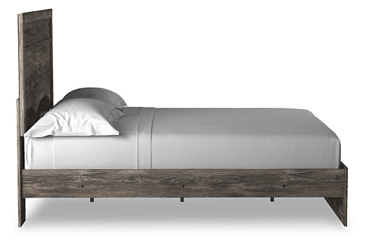 Ralinksi  Panel Bed With Mirrored Dresser And Chest