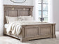 Blairhurst California  Panel Bed With Mirrored Dresser, Chest And Nightstand