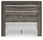 Graystorm  Panel Bed With Mirrored Dresser And Chest
