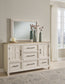 Shaybrock  Panel Bed With Mirrored Dresser, Chest And Nightstand