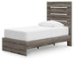 Graystorm  Panel Storage Bed With Mirrored Dresser And Chest