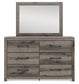 Graystorm  Panel Storage Bed With Mirrored Dresser, Chest And Nightstand