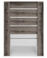Graystorm  Panel Bed With Mirrored Dresser