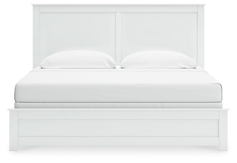 Bostwick Shoals  Panel Bed With Mirrored Dresser