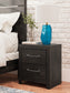 Hollivern  Panel Bed With Mirrored Dresser And Nightstand