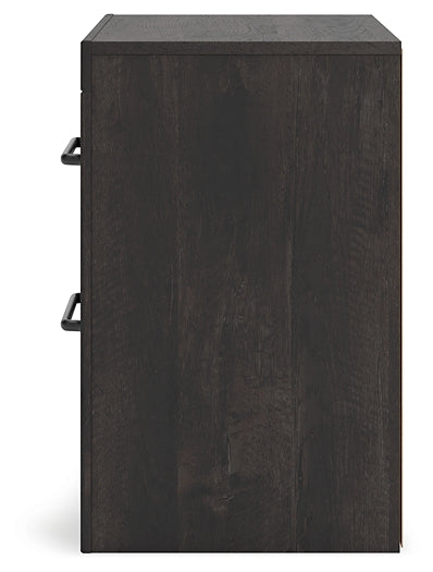 Hollivern  Panel Bed With Storage With Mirrored Dresser And Nightstand