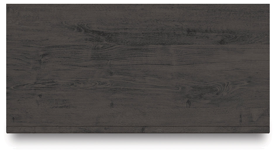 Fraluna  Panel Bed With Mirrored Dresser, Chest And Nightstand