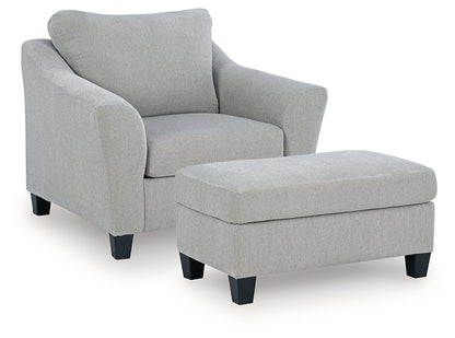 Willarae Chair and Ottoman