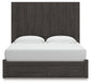 Fraluna  Panel Storage Bed With Mirrored Dresser And Nightstand