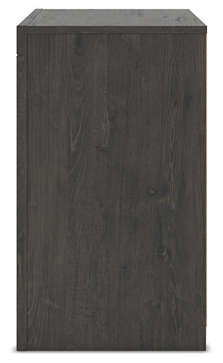 Fraluna  Panel Storage Bed With Mirrored Dresser And Nightstand