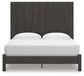 Fraluna  Panel Bed With Mirrored Dresser, Chest And Nightstand