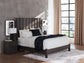 Fraluna  Panel Bed With Mirrored Dresser And Chest
