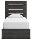 Hollivern  Panel Storage Bed With Mirrored Dresser And Nightstand