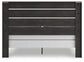 Hollivern  Panel Bed With Mirrored Dresser And Nightstand