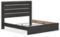 Hollivern  Panel Bed With Mirrored Dresser And Chest