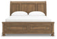 Feddinger California  Storage Sleigh Bed With Mirrored Dresser