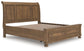 Feddinger California  Storage Sleigh Bed With Mirrored Dresser And Chest