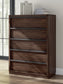 Dilenno California  Canopy Bed With Mirrored Dresser And Chest