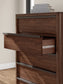Dilenno California  Canopy Bed With Mirrored Dresser And Chest