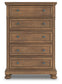 Feddinger  Panel Bed With Mirrored Dresser, Chest And Nightstand