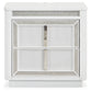 Chalanna  Upholstered Storage Bed With Mirrored Dresser, Chest And Nightstand