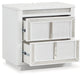 Chalanna  Upholstered Storage Bed With Mirrored Dresser, Chest And Nightstand