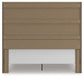 Panel Storage Bed With Mirrored Dresser