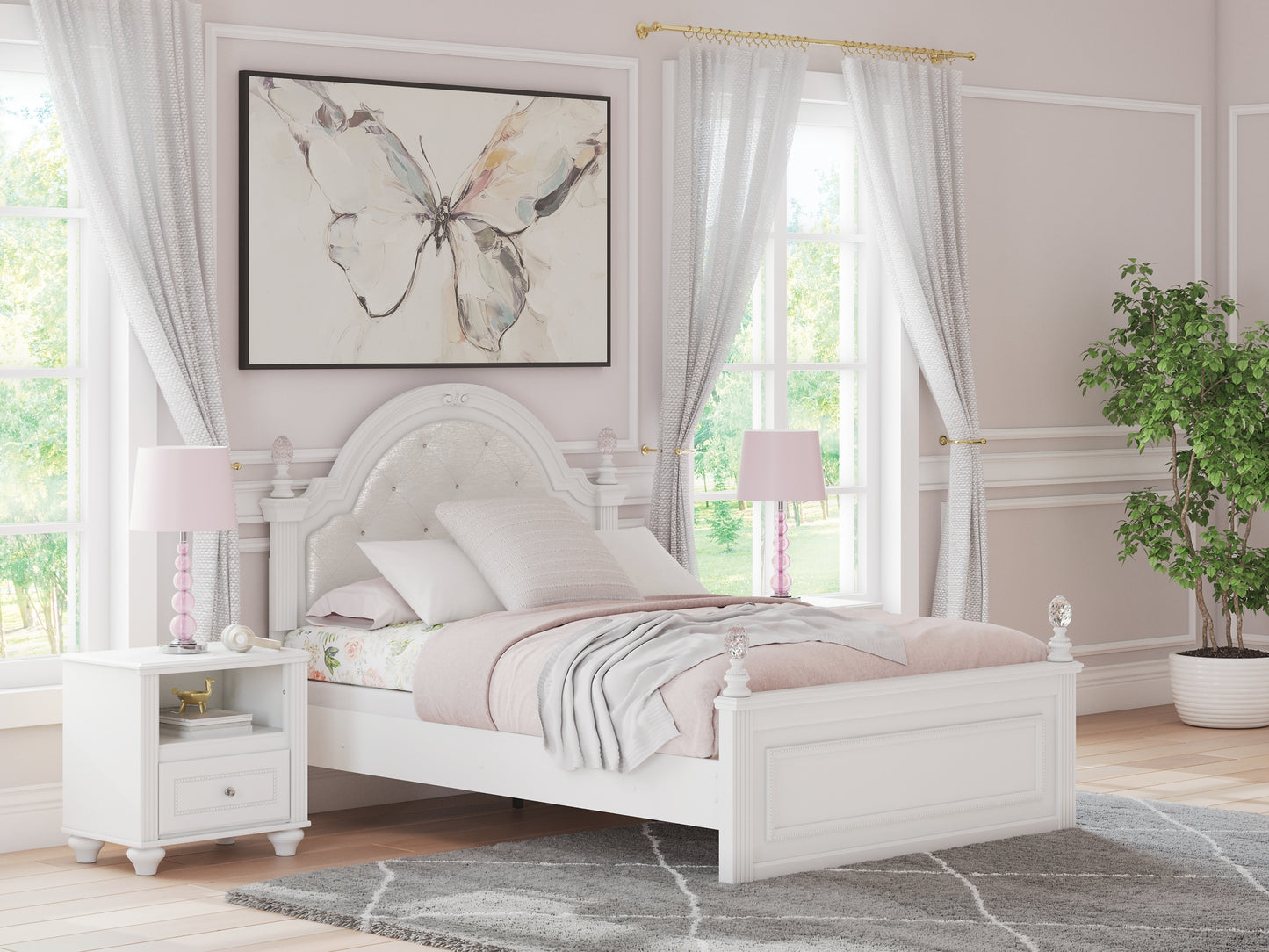 Kozlani  Upholstered Panel Bed