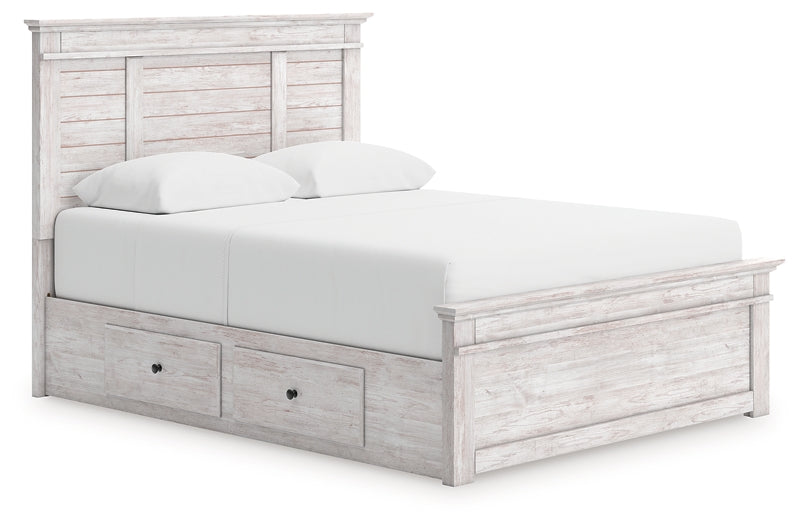 Makidern  Panel Storage Bed